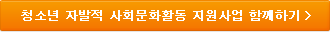청소년 자발적 사회문화활동지원사업 함께하기